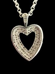 71 Diamonds .71 Carat T.W. 10K White Gold 1.19dwt